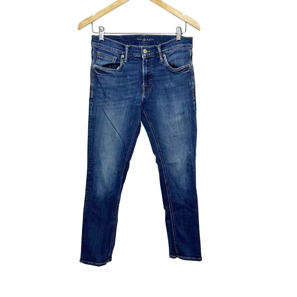 Rising Sun & Co Straight Leg Jeans Medium Wash Stretch Denim sz 30x30 - Picture 1 of 9